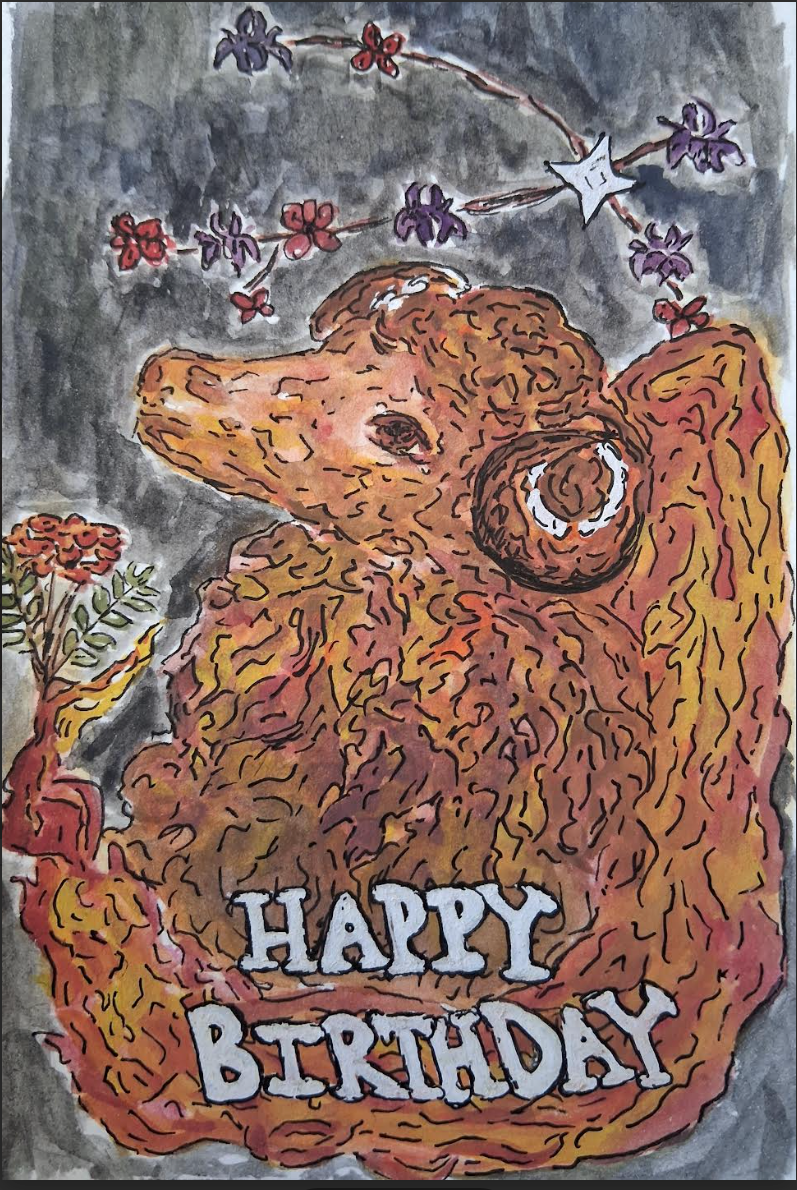 Aries Birthday Card